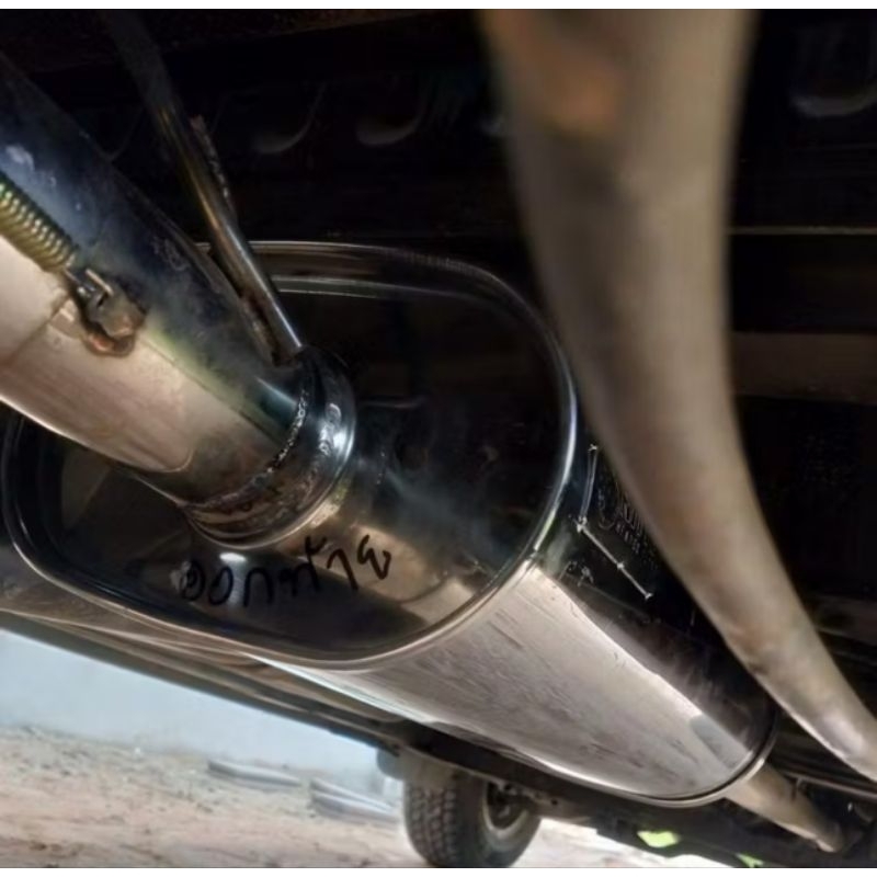 ท่อพักกลาง ไอเสีย สแตนเลส NITTO header turbo แท้ คอ 2.5 nitto header ...