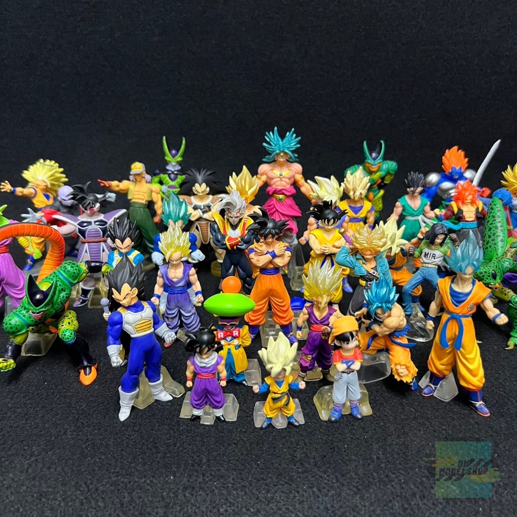 Lot De 8 Figurines Dragon Ball Z Bandai HG Gashapon - Série Complète, Neuves