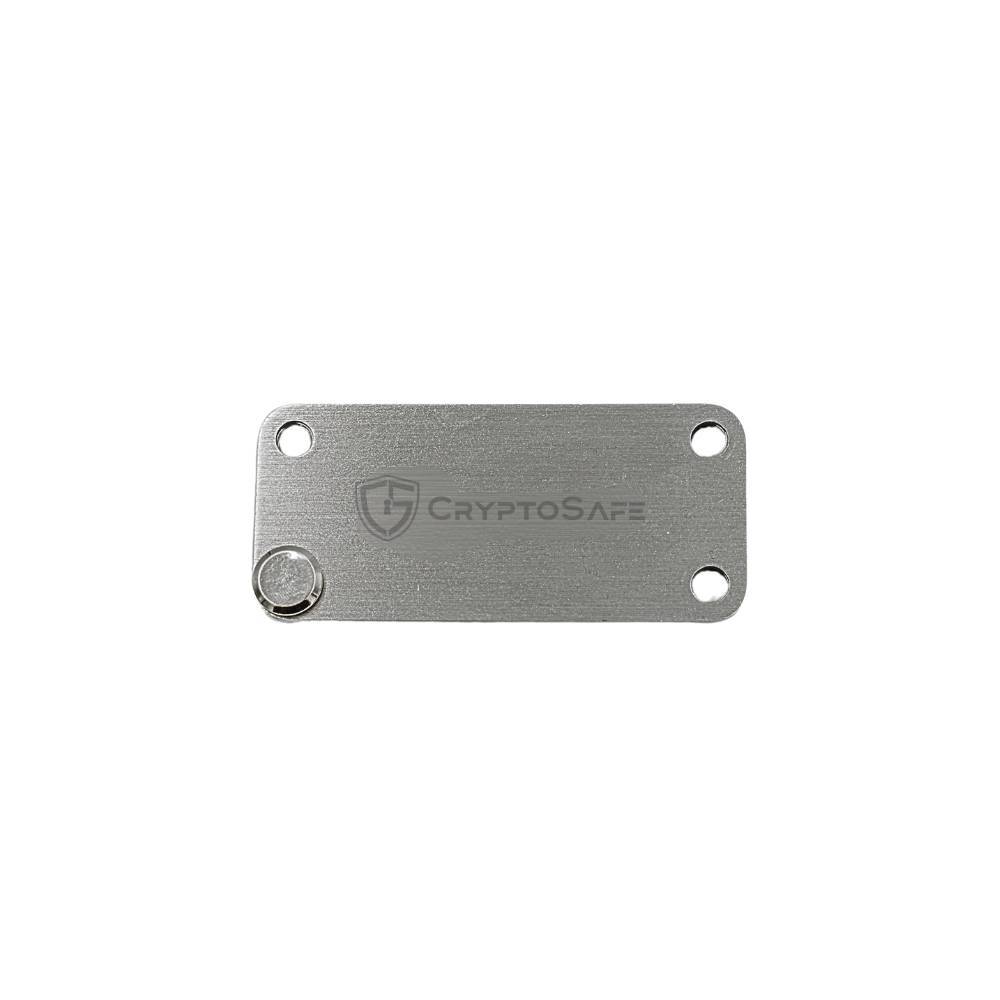 CryptoSafe Bank แผ่นเหล็กเก็บ Seed Phrase Stainless Steel Wallet ...