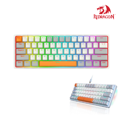 Redragon K642-RGB Akali Wired Gaming Mechanical Keyboard (Brown Sw EN ...