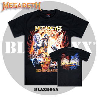 Blaxroxx เสื้อลิขสิทธิ์แท้ Megadeth (MGD002-SUPERSOFT) ผ้า Supersoft cotton