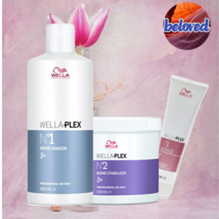 Wella WellaPlex No.1/No.2/No.3 ผลิตภัณฑ์ใช้ควบคู่หลังจากการฟอกสีผม