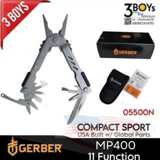 คีม Gerber รุ่น mp400 ของแท้ คีมแบบสะบัดออก แข็งแรง ขนาดกระทัดรัด 11ฟังก์ชั่น พร้อมซองผ้าไนล่อน