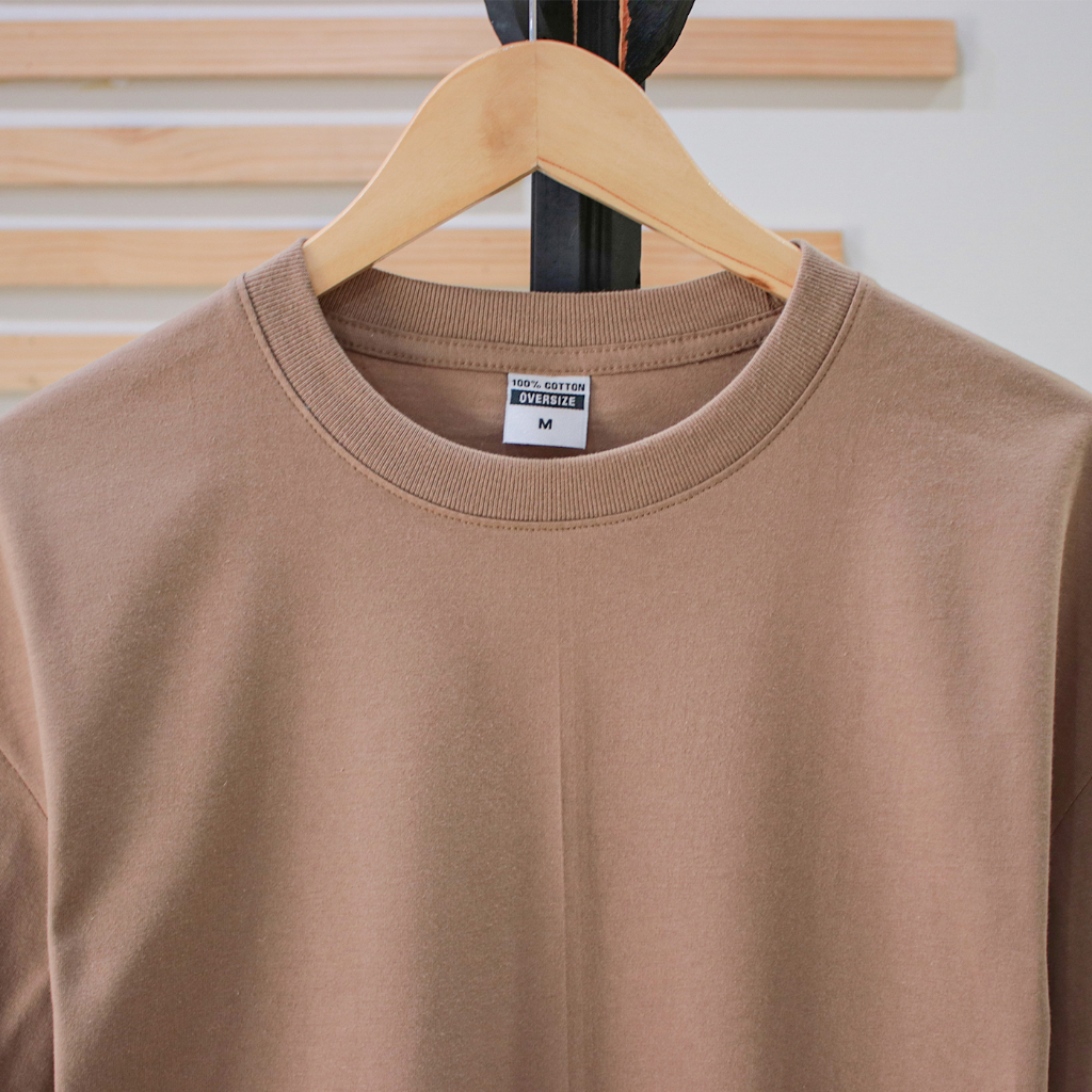 freesize-oversize-เสื้อยืดโอเวอร์ไซส์สีมอคค่า-สำหรับผู้หญิง-cotton-100-ผ้านิ่มสัมผัสสบาย-อยู่ทรงสวย