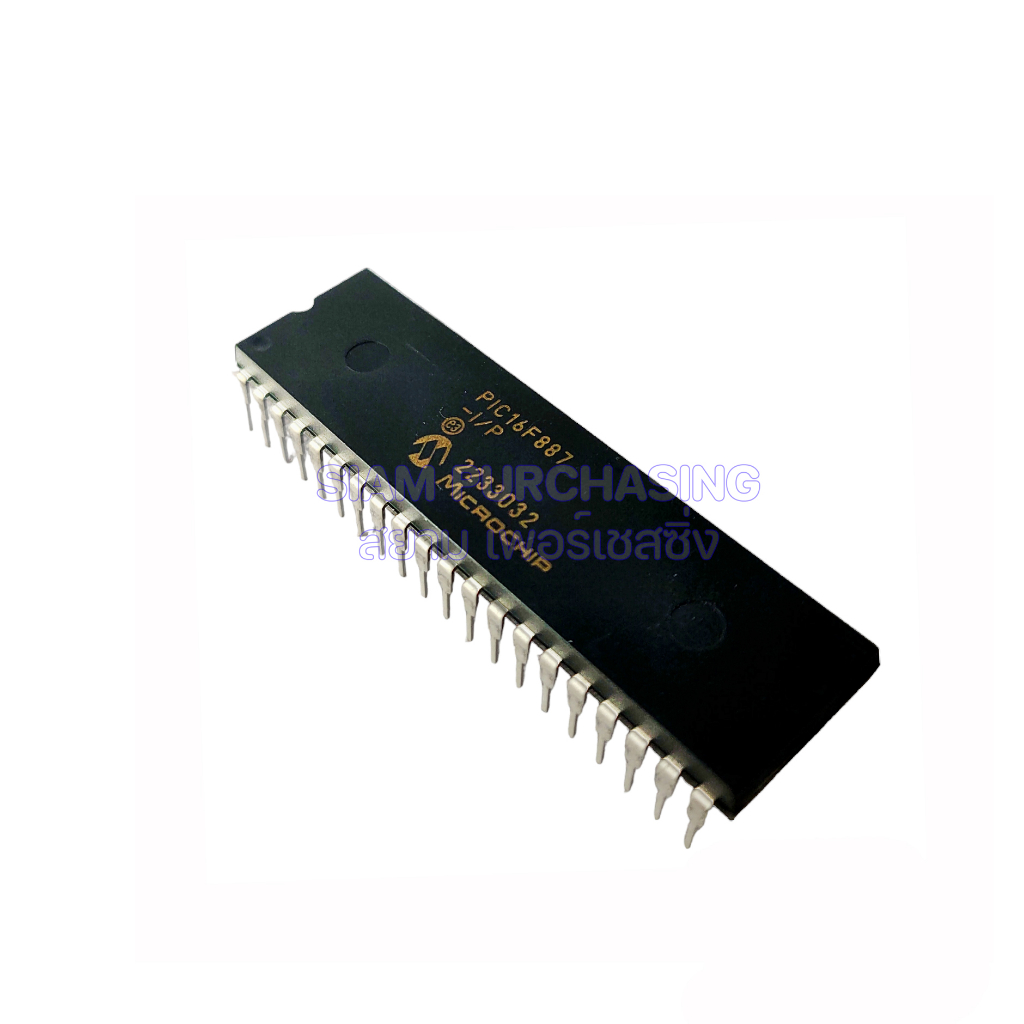 ic-ไอซี-pic16f887-1-p-microchip-dip-40