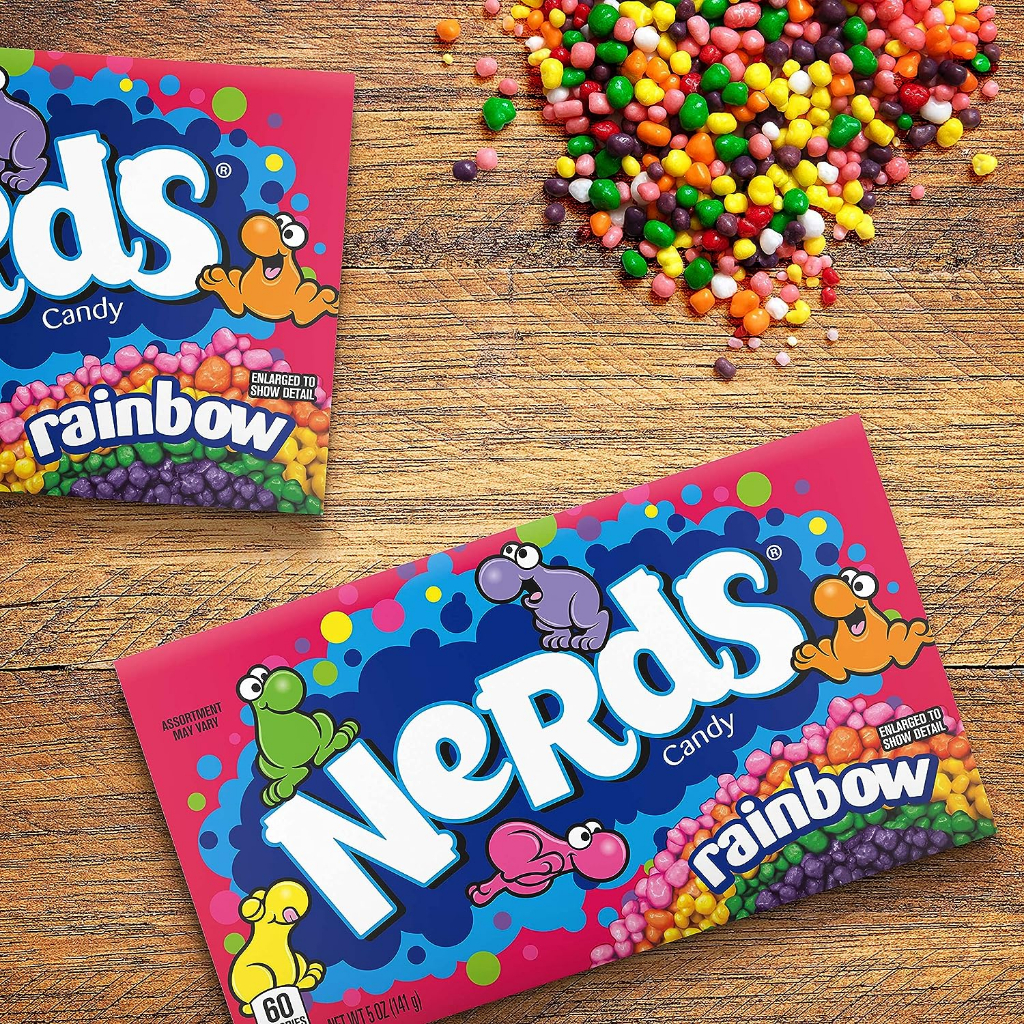 นำเข้าus-ขนมลูกอมnerds-rainbow-theater-box-candy-5-oz-ราคา-199-บาท