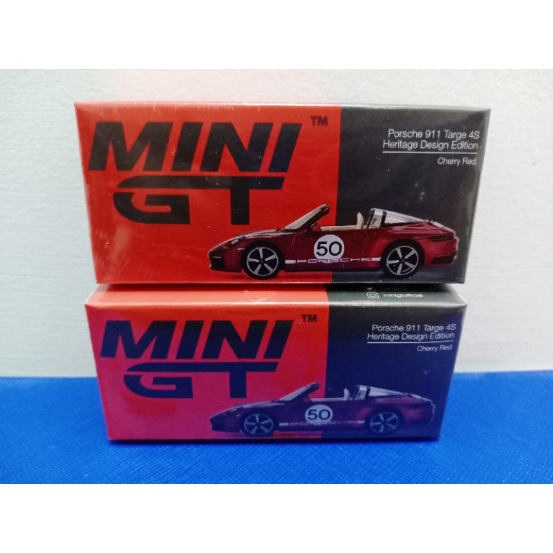 Modellino MINI GT 1:64 Porsche 911 Targa 4S - Lega Metallica - Edizione 2023