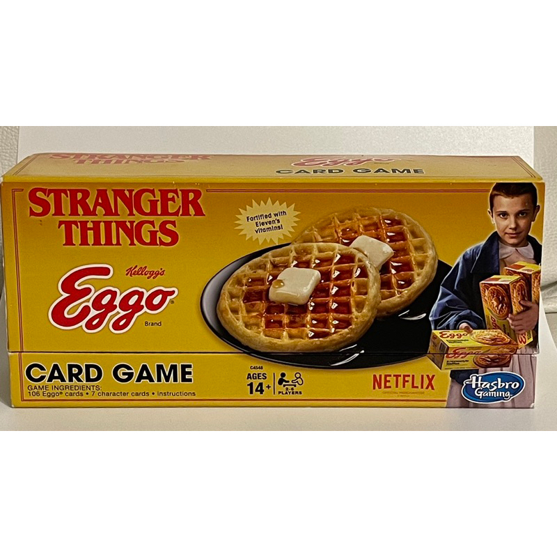 Stranger Things Eggo Waffles Card Game 2017 Netflix Hasbro | Shopee ...