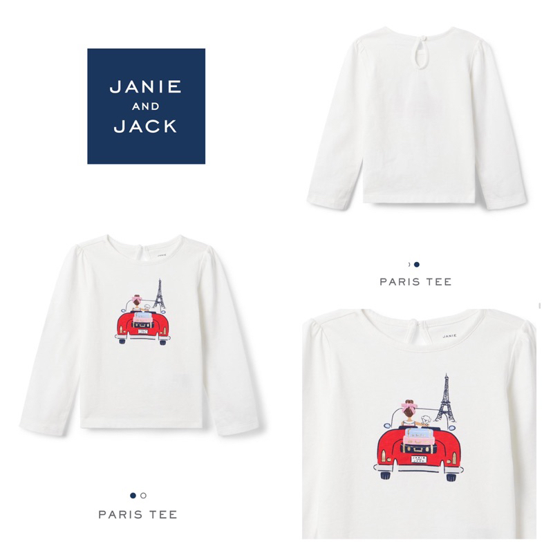 paris-tee-เสื้อยืดแขนยาวลาย-paris-แบรนด์อเมริกา-janie-and-jack