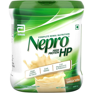 Nepro HP 237 ml. เนปโปร/Nepro HP เนบโปร ชนิดผง 400g. อาหารทางการแพทย์สูตรสำหรับผู้ป่วยล้างไต