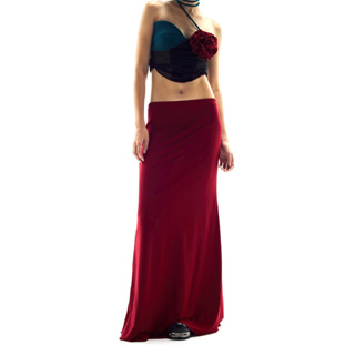 BLACKDOG BKK - RS00022 - everyday skirt - กระโปรงยาวผ้ายืด