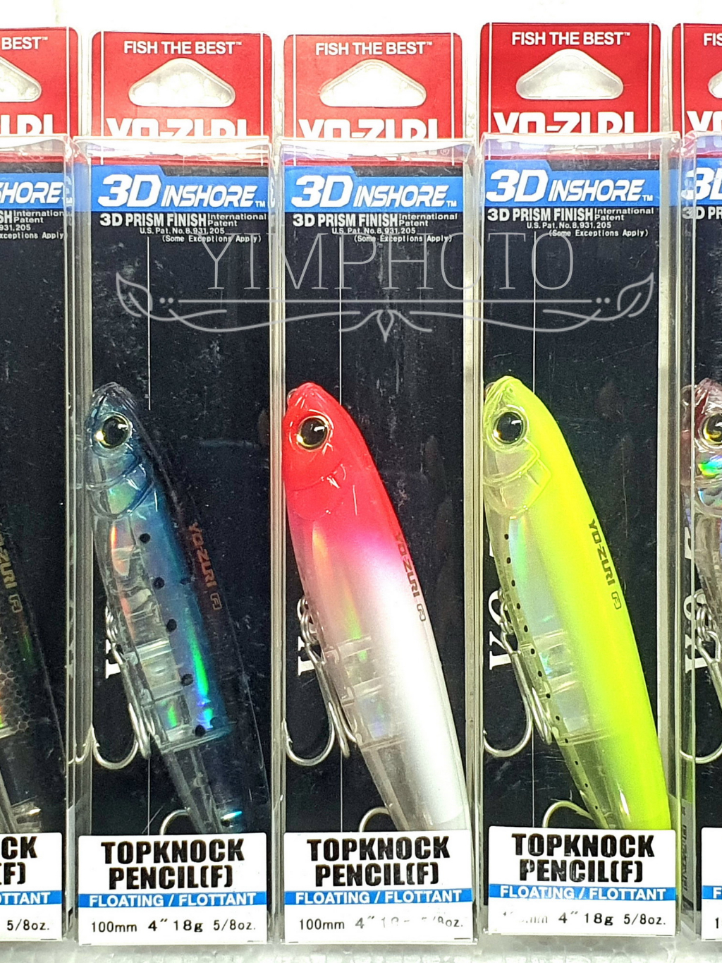 YO-ZURI 3D INSHORE TOPKNOCK PENCIL 100f 18g. เหยื่อปลอม โยซูริ ของแท้ ...