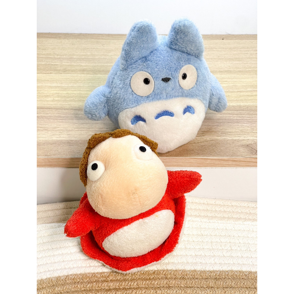 ตุ๊กตาโปเนียว-ponyo-ตุ๊กตาโตโตโร่-totoro-ghibli-studio-ลิขสิทธิ์แท้-ของสะสมมือสองญี่ปุ่น