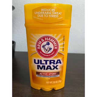 🌈พร้อมส่ง/ของเเทั🌈 Arm &amp; Hammer Ultra Max Active Sport 73 g.