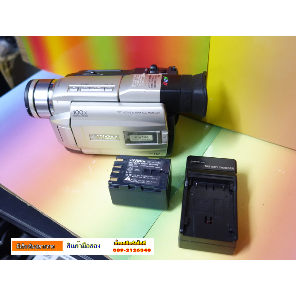 สายวินเทจแท้ๆ-ขายกล้องถ่ายวีดีโอhandycam-ยี้ห้อ-victor-gr-dva10-ntsc-จอใสเลนส์ใสช่องมองตาปกติ