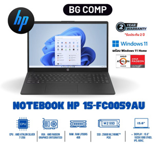 Notebook HP 15-fc0059AU (Jet Black)