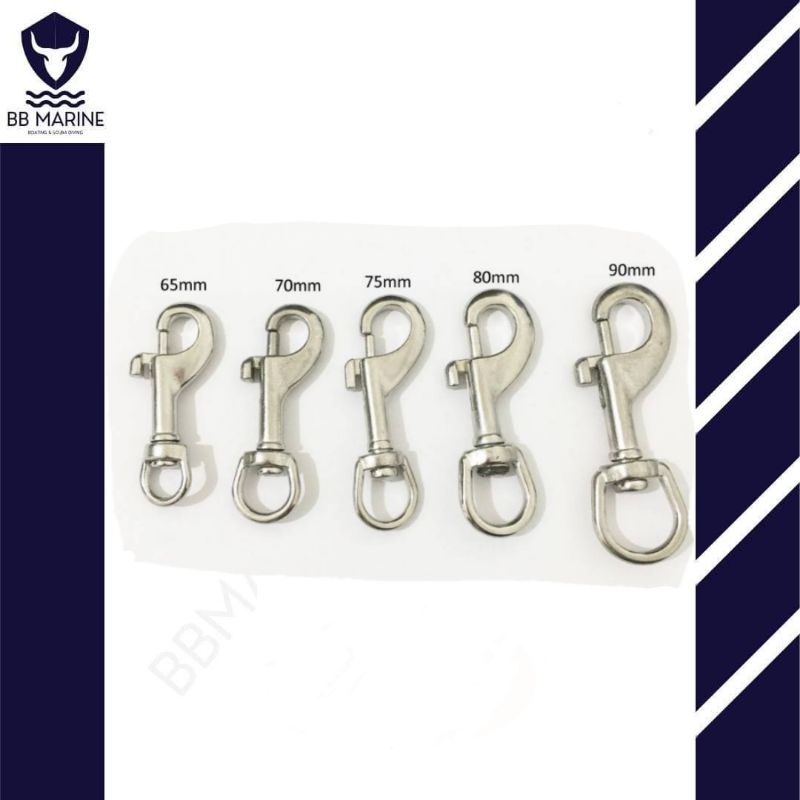 bbmarine-boltsnap-single-end-ตะขอเอนกประสงค์-stainless-steel-สำหรับดำน้ำ