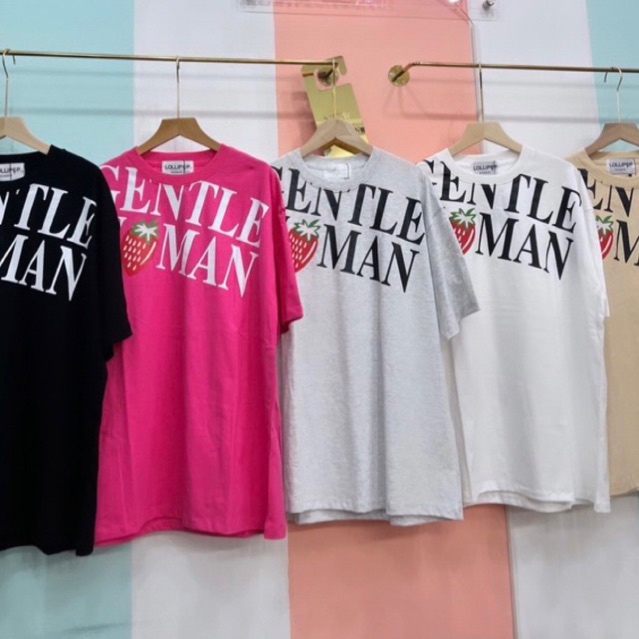 เสื้อยืดโอเวอร์ไซส์-ลาย-gentle-woman