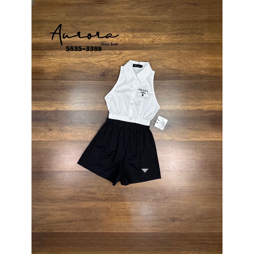aurora-setเสื้อขาวสวยหวาน-สวยสมมง-รบกวนเช็คสต๊อกก่อนกดสั่งซื้อ