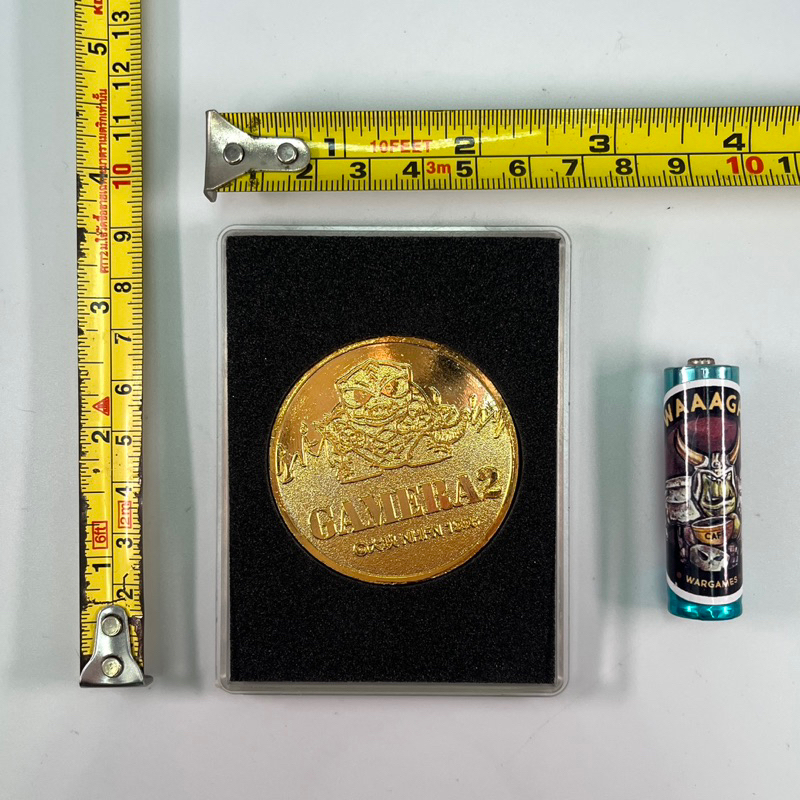 มีของพร้อมส่ง-ของแท้-เหรียญ-coin-gamera-1996-g2-มือสอง-สภาพเหรียญสวยเหมือนใหม่-สภาพกรอบมีตำหนิ-มีรอยขีดข่วน