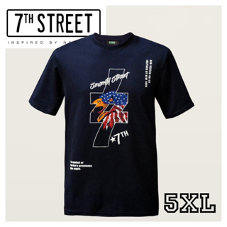 7th Street เสื้อยืด ขนาด 5XL รอบ อก 60 นิ้ว รุ่น BEG016