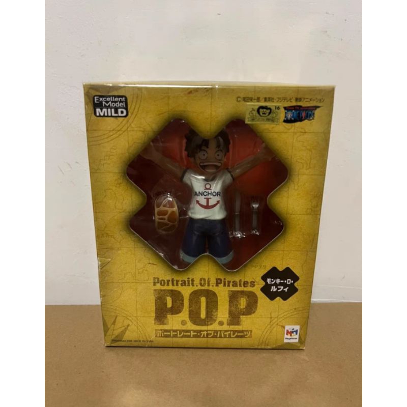 pre-order-megahouse-portrait-of-pirates-excellent-model-mild-cb-1-monkey-d-luffy-genuine-gold-cat-jp-lot
