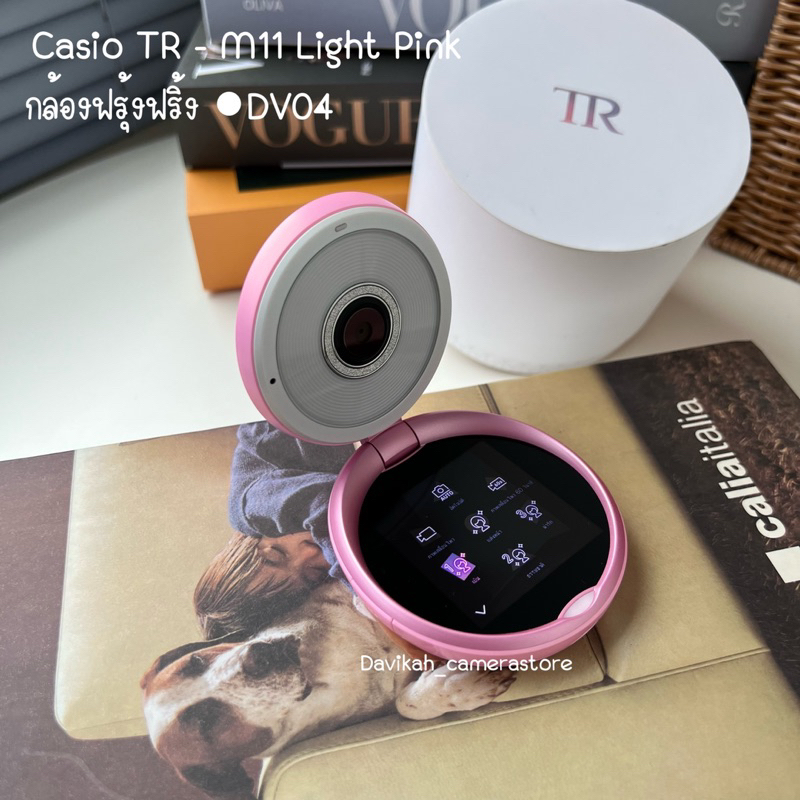 used-กล้องถ่ายรูปสินค้ามือสอง-casio-tr-m11-light-pink-สี-pastel-รหัส-dv04