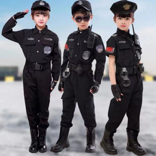 ชุดอาชีพเด็ก ชุดตำรวจชาย ชุดอาชีพเด็กในฝัน ชุดเด็ก ผ้าเด็กชาย ชุดตำรวจชุดกางเกงเด็ก SWAT