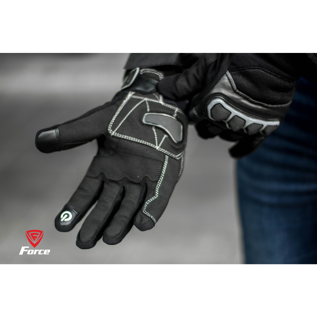 ถุงมือสำหรับขับขี่มอเตอร์ไซค์-force-rider-gloves-มาใหม่