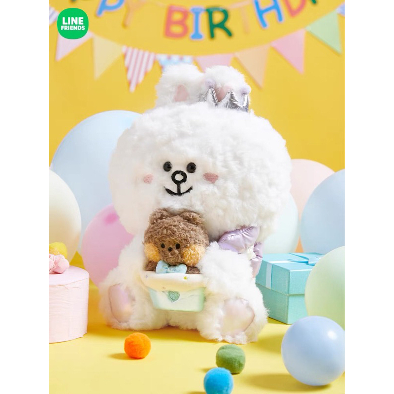 พรีออเดอร์-2-3-อาทิตย์-brown-cony-happy-birthday