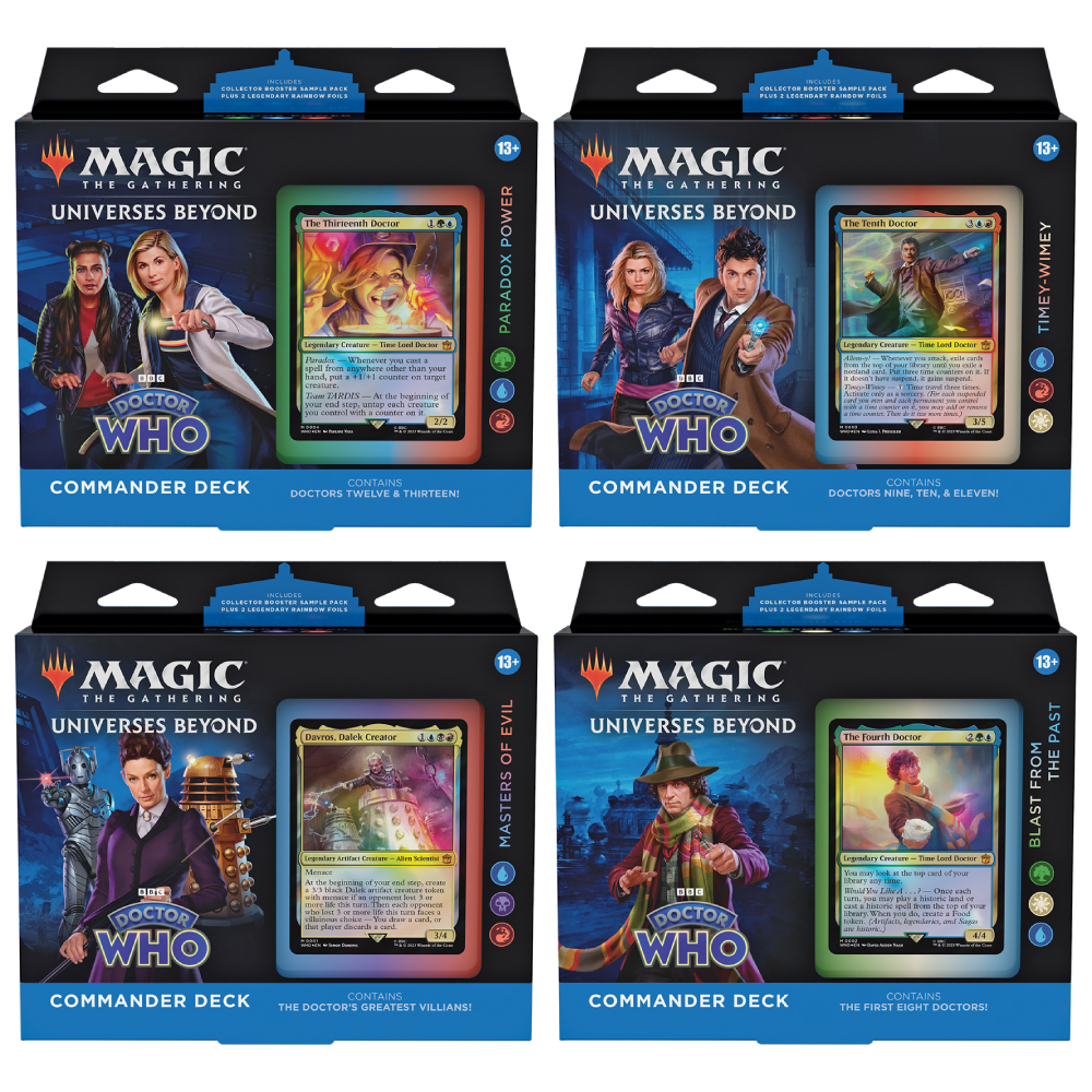 [FIZZY] Magic the Gathering (MTG): Doctor Who - Commander Deck | Shopee ...