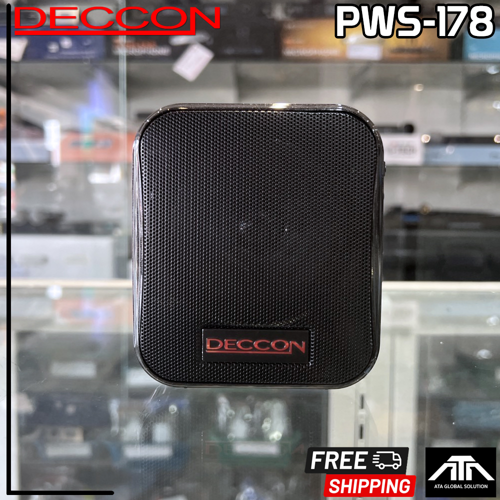 ตู้ลำโพงอเนกประสงค์-deccon-pws-178-usb-bluetooth-fm-mic-rec-ตู้ลำโพงอัดเสียง-ตู้คาดเอว-ตู้เพลง-ตู้ลำโพงพร้อมไมค์-ไมค์ครอ