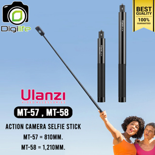 Ulanzi MT-57 , MT-58 Action Camera Selfie Stick ( 81cm/121cm ) สำหรับ  Action Cam, Gopro, etc - Digilife Thailand