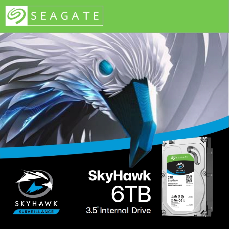 Seagate 6TB SkyHawk Surveillance HDD 3.5" 5400RPM C/256MB SATA 6GB/s ...