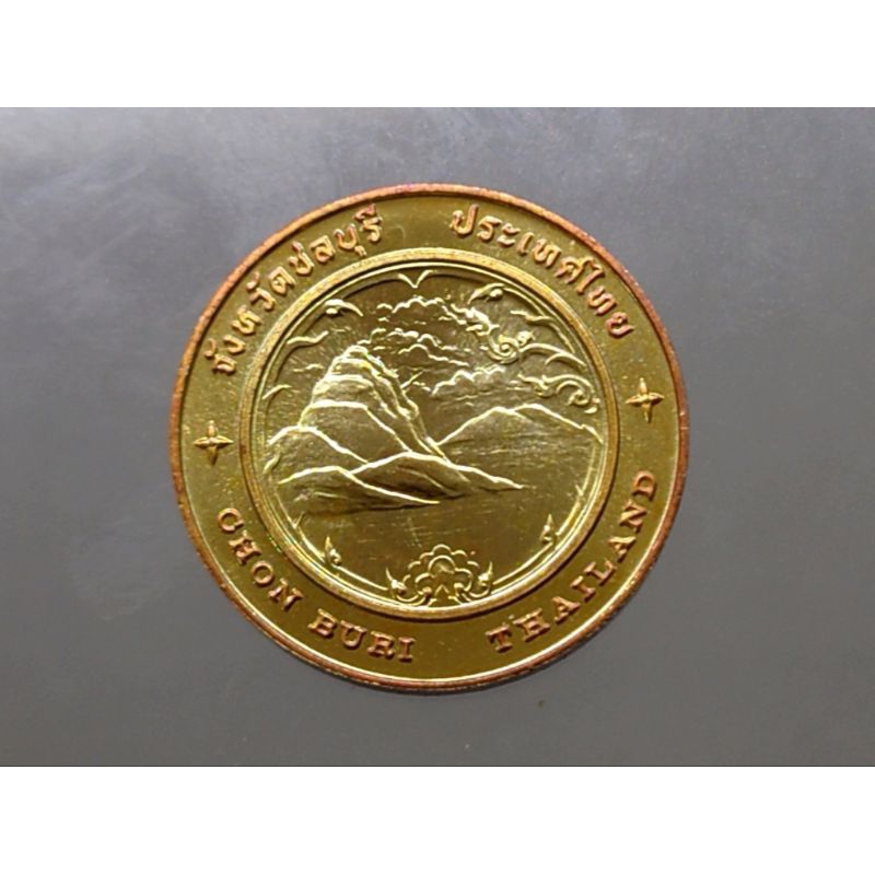 เหรียญที่ระลึก-เหรียญประจำจังหวัด-จ-ชลบุรี-เนื้อทองแดง-ขนาด-2-5-เซ็น-แท้-จากกรมธนารักษ์-ของสะสม-เหรียญจังหวัดชลบุรี