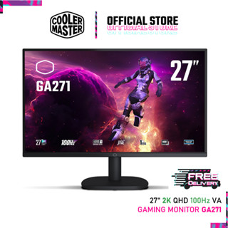 Cooler Master Monitor GA271 จอ 27" 2K QHD 100Hz VA US Cord (CMI-GA271-US)