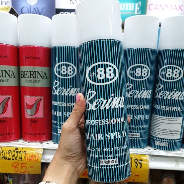 berina-professional-hair-spray-only-88-สเปรย์ฝุ่น-เบอริน่า-ออรี่-88-สเปรย์จัดแต่งทรงผม-500-ml