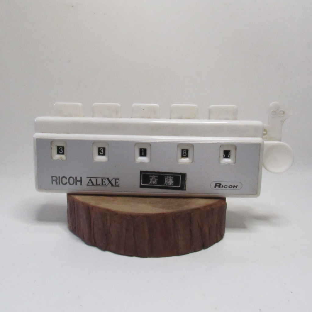 RICOH ALEXE VINTAGE 5 DIAL ADDER CALCULATOR 1960 VINTAGE RARE JAPAN