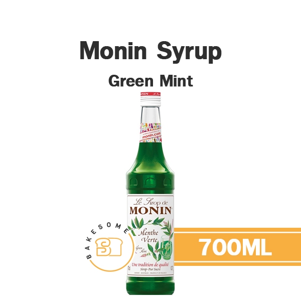 Monin Syrup Green Mint โมนิน ไซรัป มิ้นท์ โมแนง ไซรัป น้ำเชื่อม โมนิน ...