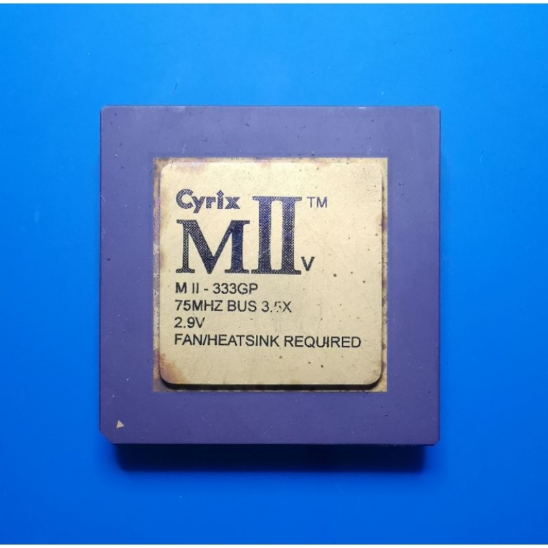  CPU Cyrix M II 333GP 75MHz Socket 7 Shopee Thailand