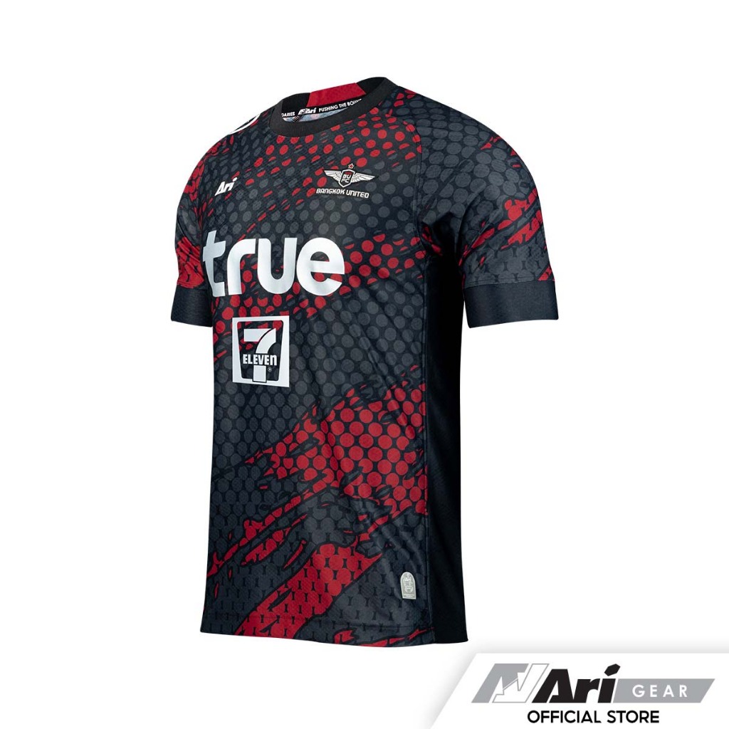 ari-true-bangkok-united-2023-2024-home-replica-jersey-black-red-silver-เสื้อฟุตบอล-อาริ-ทรู-แบงค็อก-สีแดง