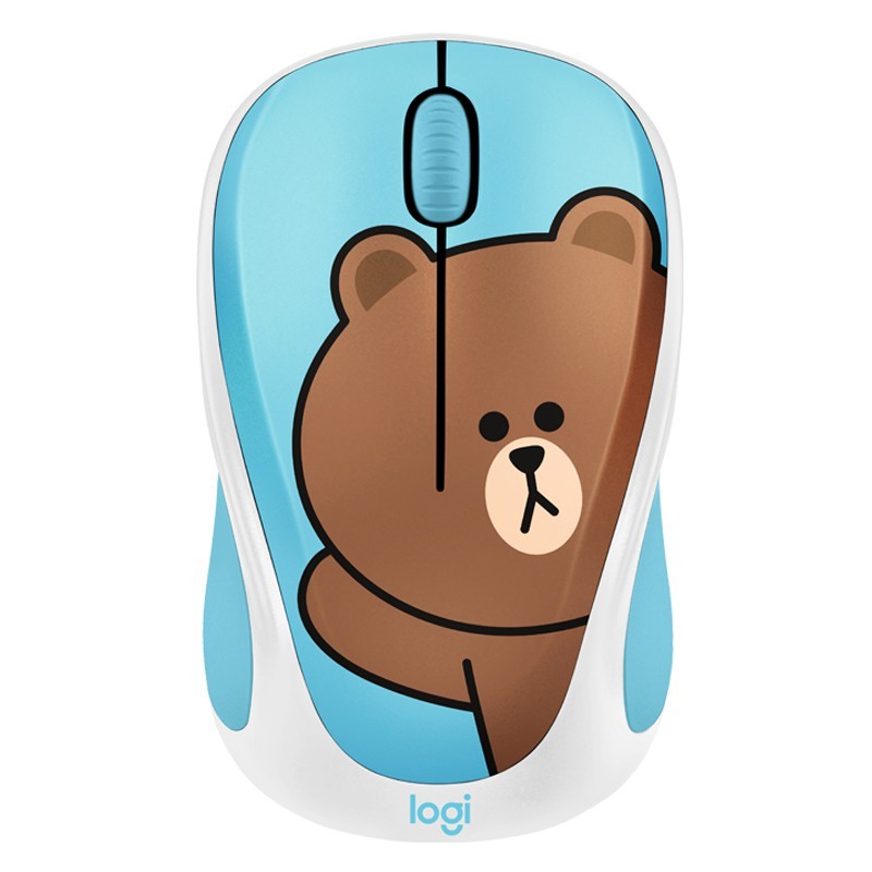 พร้อมส่ง Logitech เมาส์ชุด LINE FRIENDS COLLECTION Wireless Mouse ...