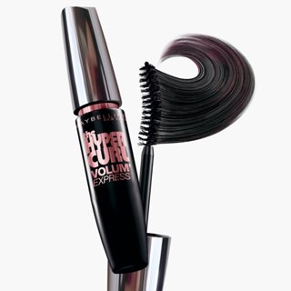 Maybelline Mascara Volum Express Hypercurl 3X Back 9.2Ml. เมย์เบลลีนมาสคาร่าวอลุ่มเอ็กซ์เพรสไฮเปอร์เคิร์ล3Xสีดำ 9.2มล.