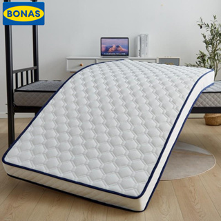 BONASที่นอนยางพาราแท้ 3ฟุต 4ฟุต 5ฟุต 6ฟุต latex mattress Sleep ขนาดต่างๆ ช้เป็นที่นอนหลัก สีขาว/สีเทา