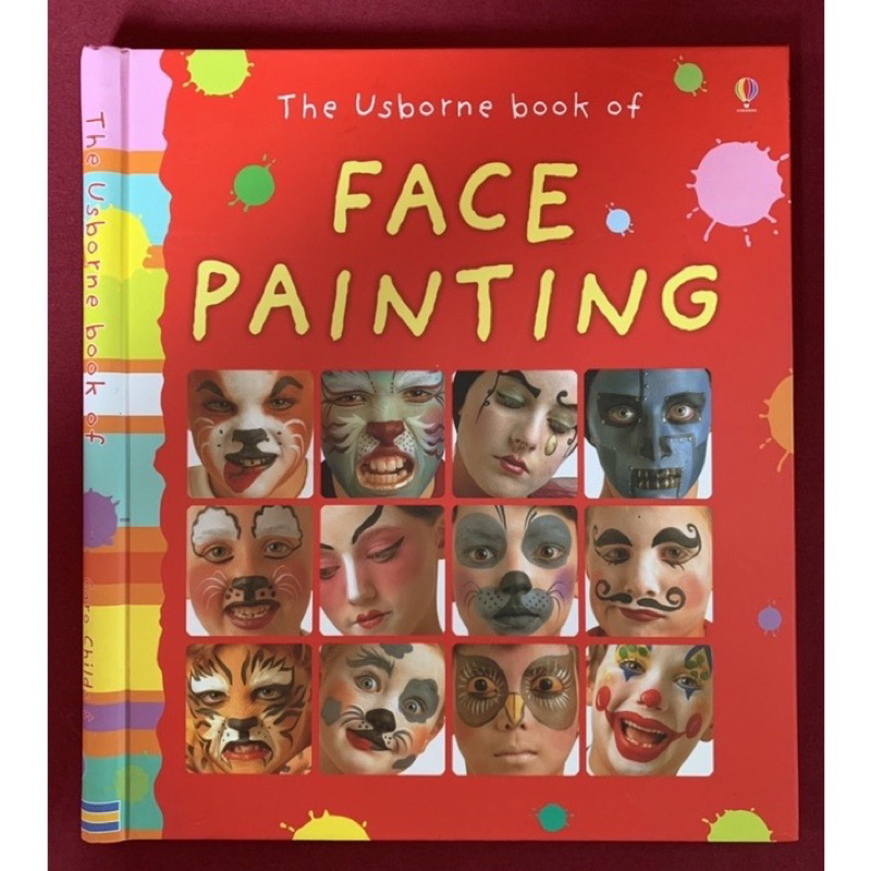 The Usborne book of Face Painting by Chris Caudron Shopee Thailand
