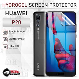 MLIFE - ฟิล์มไฮโดรเจล  Huawei P20 แบบใส เต็มจอ ฟิล์มกระจก ฟิล์มกันรอย กระจก เคส - Full Screen Hydrogel Film Case