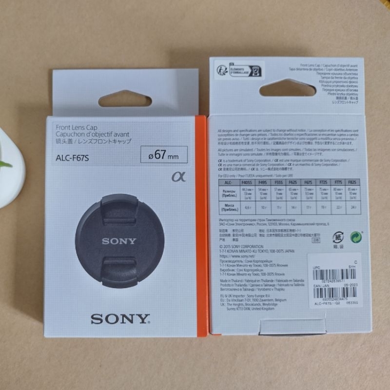 ฝาปิดเลนส์ Sony แท้ Lens Cap 40.5 82 mm A5100 A5300 ZVE10 A7 1650