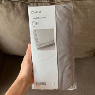 ผ้าปูที่นอน ผ้าปู ผ้าปูสีพื้น ผ้าปูรัดมุม ดวอล่า อิเกีย Fitted Bed Sheets DVALA IKEA