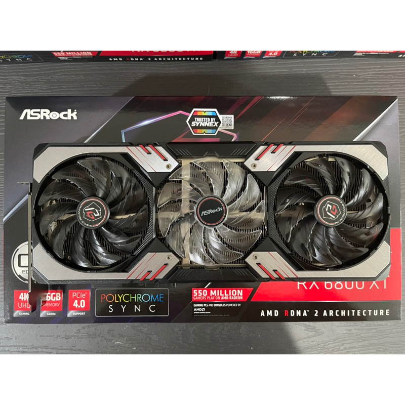 VGA (การ์ดแสดงผล) ASROCK AMD RADEON RX 6800 XT PHANTOM GAMING D 16G OC ...