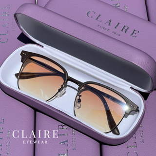 CLAIRE (CT4) CLUB MASTER HONEY : แว่นกันแดด รุ่น CLUB MASTER  กันแดดUV400 ตัดแสงขับรถ เลนส์แท้ แว่นตา กันแดด  เลนส์UV400